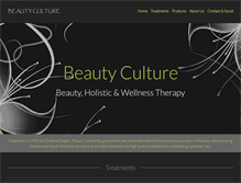 Tablet Screenshot of beautycultureuk.co.uk